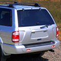 Led High Mount 3rd Brake Light Lamp Bar Assembly For 01-04 Nissan Pathfinder And 01-03 Infiniti Qx4 Black Smoke Housing