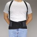 Back Support L 38in To 47in Black 