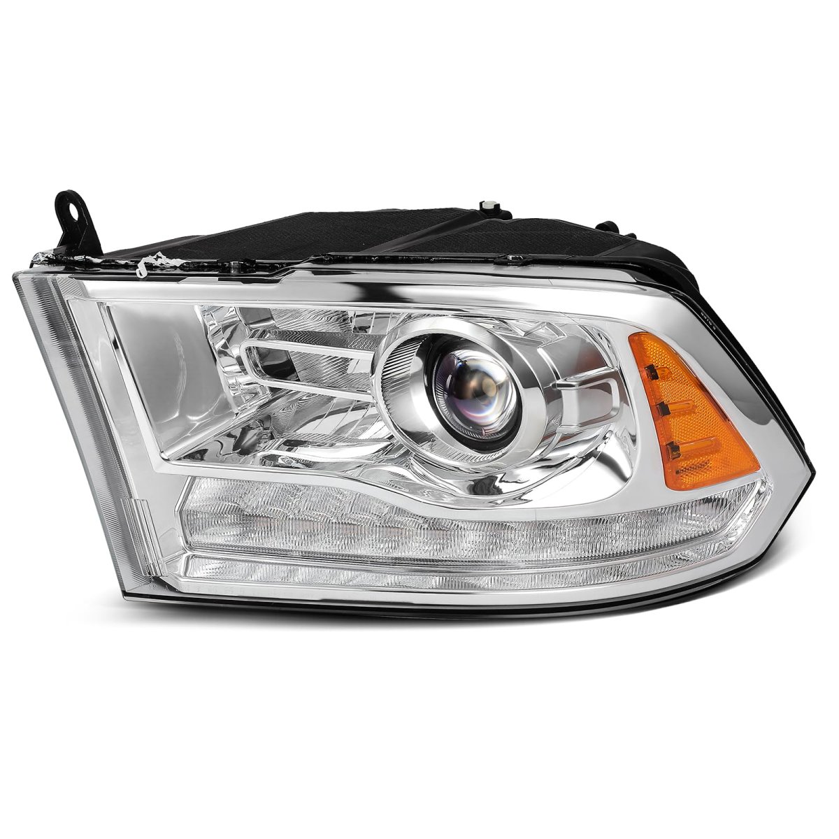 Left Headlight Assembly For Dodge Ram 1500 2500 3500 2016 2018 Chrome Housing Amber Reflector Front Exterior Lamp Ch2502290
