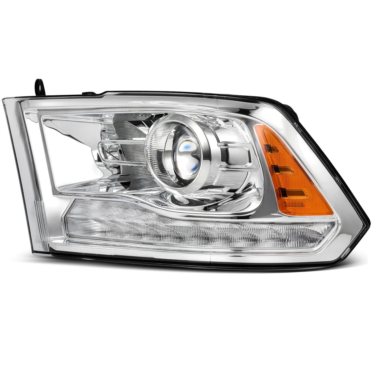 Left Headlight Assembly For Dodge Ram 1500 2500 3500 2016 2018 Chrome Housing Amber Reflector Front Exterior Lamp Ch2502290