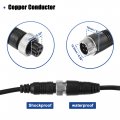 Uxcell 4 Pin 16 40ft Backup Camera Cable Aviation Extension Car Video Universal For Dash Cam Rear View Truck Trailer