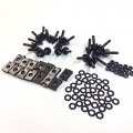 Httmt Mt215-010- Motorcycle Spike Fairing Bolts Kit Compatible With 2000-2001 Yzf-r1 Black