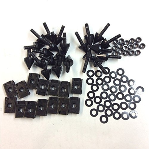 Motorcycle Spike Fairing Bolts Kit For 2000 2001 Yzf R1 Billet Aluminum Hardware Set Black
