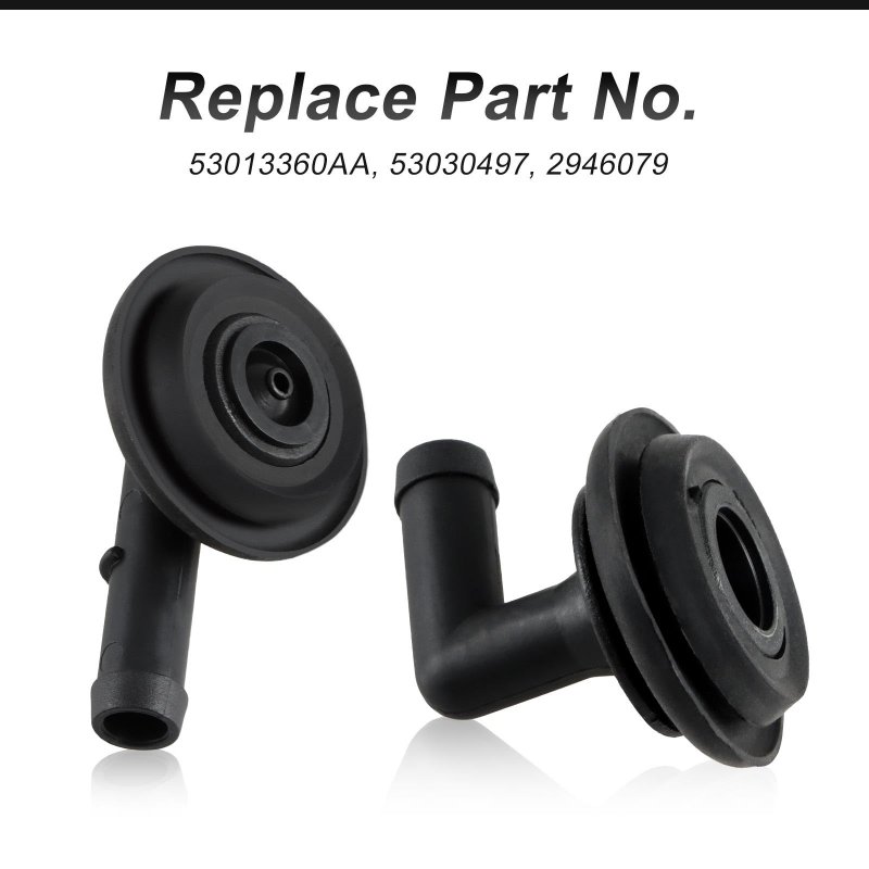 Pcv Ccv Vent Valve Elbows And Grommets Set For Jeep Grand Cherokee 4 0l 2000 2001 2002 2003 2004 Replace 53013360aa 53030497