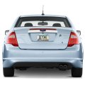 Ford Fusion In 3d On Mirror Chrome Metal License Plate Frame Official Licensed