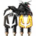 Rich Choices Rear Fender Mount Red Led Tail Light Brake Lamp Turn Signals License Plate For Custom Off-road Motorcycle Dirt