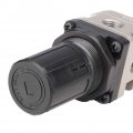 Mallofusa 1 4 Air Inlet Pressure Regulator With Water Trap Filter Control Gauge