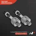 A-premium Set Of 8 Front Sway Bar Link Lower Ball Joint Inner Outer Tie Rod End Compatible With Honda Accord 2003-2007 Acura