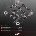 A-premium Set Of 8 Front Sway Bar Link Lower Ball Joint Inner Outer Tie Rod End Compatible With Honda Accord 2003-2007 Acura