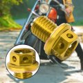 Gift2u M12 Magnetic Oil Drain Bolt Plug Sump Nut For All Vehicles 12x1 5 Threaded Yellow