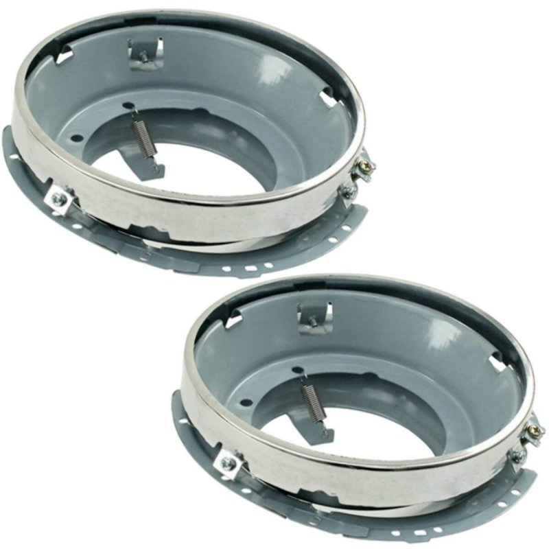 Pirate Mfg Headlight Bucket Assemblies Pair Fits T-1 67-78 T-2 68-79 T-3 61-73 Ghia 64-74 Super Beetle 71-79 141 941 041