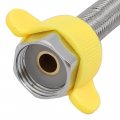 Uxcell 20mm F1 G1 2 304 Stainless Steel Toilet Connector Water Supply Hose 13mmx1m