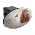 Irish Red Setter Dog Breed Oval Tow Trailer Hitch Cover Plug Insert