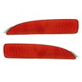 Rear Side Reflector Light Unit Pair For Mazda 6 2014 2015 2016 2017 Red Lens Led Replacement Ma1184101 Ma1185101 D350 5l0e 51 