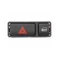 Hazard Warning Switch For Bmw 328i 1997 1998 1999 2000 Black Plastic Illuminated 12 Volts Blade Terminal Replacement 