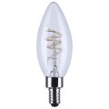 B11 Reminiscent Led Filament Light Bulb 4 Watt 40w Equivalent E12 Candelabra Base 2700k Warm White 350 Lumens 90 Cri Clear 