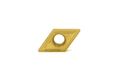 Carbide Inserts Dcmt21 2104-1010x10 Tin Coated C5 Grade Iso Dcmt070204 1 4 Ic 3 32 Thick 0 110 Hole 1 64 In Radius 10 Pcs Per 