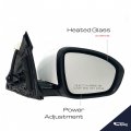 Spieg Ni1321313 Passenger Side Mirror Replacement For Nissan Altima Sl Sv 2019-2021 Heated With Turn Signal Light 6pin Rh