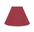 Aspen Creative 58753a Empire Uno Lamp Shade Red 4 Top X 10 Bottom 7 Slant Height Slip 33mm 
