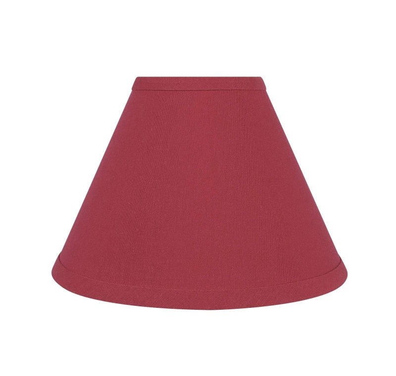 Aspen Creative 58753a Empire Uno Lamp Shade Red 4 Top X 10 Bottom 7 Slant Height Slip 33mm