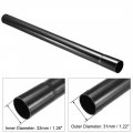 Uxcell Extension Wand 32mm Plastic Tube Hose 45cm Length Extend For Vacuum Cleaner Accessory Black