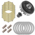 Caltric Clutch Outer Basket And Plates Kit Compatible With Honda Rancher 420 Trx420tm Tm1 2009-202
