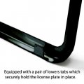 Au-tomotive Gold Laser Etched Logo Stainless Steel License Plate Frame For Jeep Renegade Black