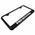 Au-tomotive Gold Laser Etched Logo Stainless Steel License Plate Frame For Jeep Renegade Black