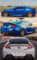 V Style Highkick Gloss Black Trunk Spoiler Wing Compatible For 2022-2024 Toyota Gr 86 Subaru Brz
