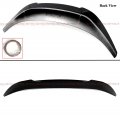 V Style Highkick Gloss Black Trunk Spoiler Wing Compatible For 2022-2024 Toyota Gr 86 Subaru Brz