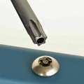 10 Piece T25 Torx Screwdriver Bit Set 50mm Long 1 4 In Hex Shank Magnetic Security Tamper Proof Star 6 Point Driver Kit S2 