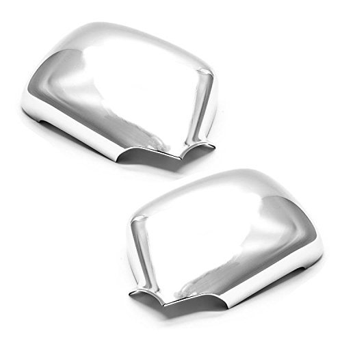 Chrome Door Mirror Cover For 2004 2013 Chevy Colorado Triple Plated Abs Plastic 2 Piece Set Silver