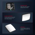 Heated Led Turn Signal Truck Hood Mirror Right Side For Volvo Vnl 670 780 2008 2019 And Vnm 630 300 2013 Wide Angle Glass
