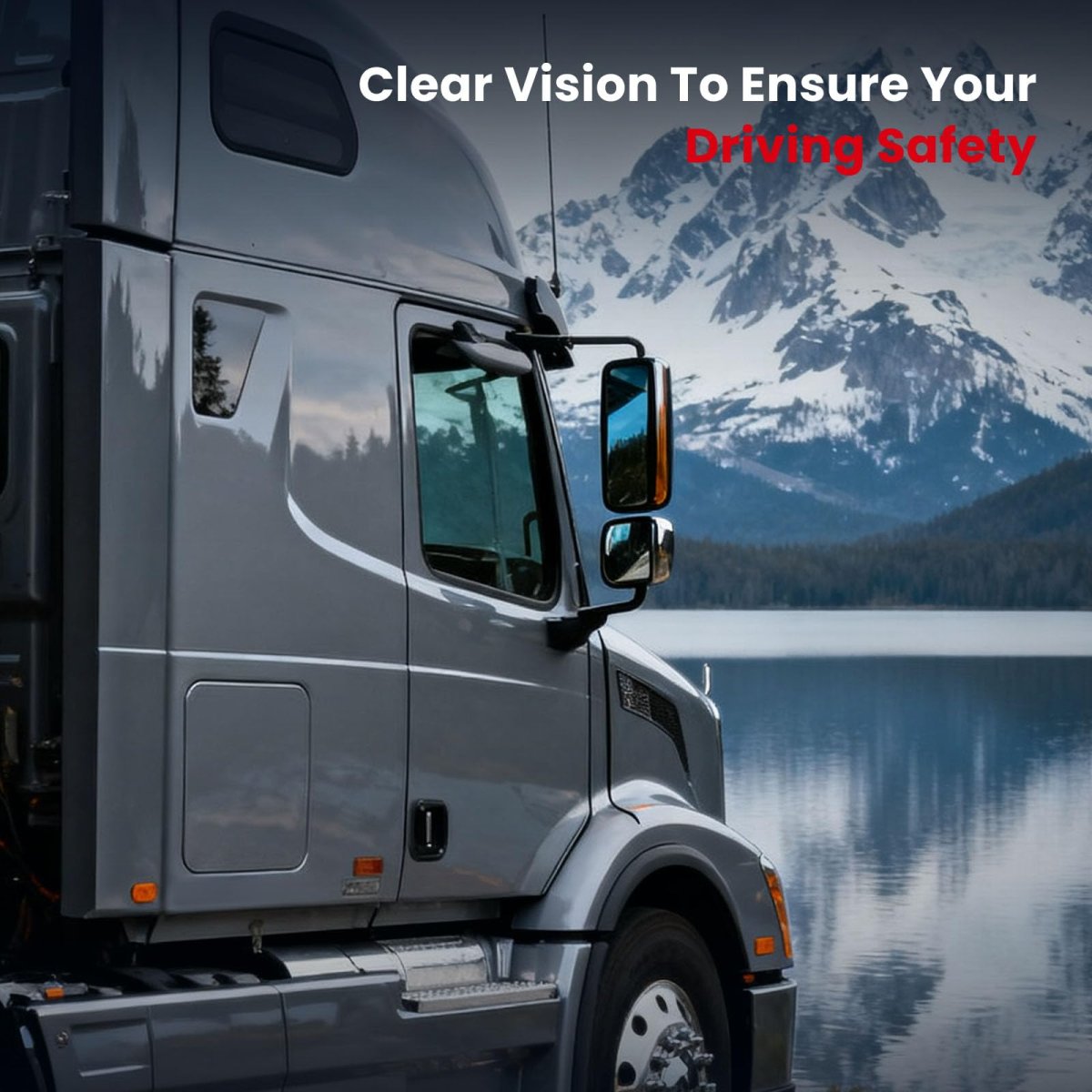 Heated Led Turn Signal Truck Hood Mirror Right Side For Volvo Vnl 670 780 2008 2019 And Vnm 630 300 2013 Wide Angle Glass