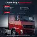 Heated Led Turn Signal Truck Hood Mirror Right Side For Volvo Vnl 670 780 2008 2019 And Vnm 630 300 2013 Wide Angle Glass