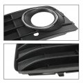 G-plus Front Bumper Fog Light Grille Grill Cover Pair Compatible With Audi A4 2009 2010 2011 8kd807681 8kd807682