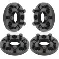 5x120 Hubcentric Wheel Spacers 20mm Inch Thick Hub Bore 66 9mm With 14x1 Studs To Fit For Terrain 2010-2016 Black 5 Lug 4x 