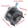 Tdpro Motorcycle 3 Stud Front Brake Drum For 110cc 125cc Atv Quad 4-wheeler 6 7 Tire