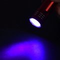 Uxcell Mini 9 Led Aluminum Flashlight Torch With Lanyard Aaa Battery Not Included Red