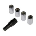 Wheel Lock Set For Suzuki Vitara 1999 2000 2001 2002 2003 Steel M12 1 25 Metric Grade 5 Regular Tuner Head Internal Chrome