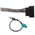 Version Stereo Wiring Harness W Antenna Adapter For Bmw 3 5 Volkswagen 2004-2015 Audi 2002-2010 Mercedes-benz 2007-2015 Mount 