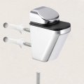 Uxcell Glass Shelf Bracket Wall Mount Adjustable Zinc Alloy Bright Chrome Support For 3-18mm Thickness 4pcs