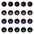 20x Rocker Switch Toggle 12v Led Light Car Auto Boat Round On Off Spst 20 Amp