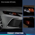 Headlight Assembly Right Passenger Side For Toyota Camry Le Se 2018 2019 2020 2021 2022 Not Xse Xle Projector Headlamps Clear