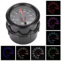 Qiilu Pyrometer Exhaust Gas Temperature Egt Gauge Kit 7 Color 300-1300 Celsius 2-1 16 52mm With Sensor Black Dial Universal For
