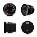 Qiilu Pyrometer Exhaust Gas Temperature Egt Gauge Kit 7 Color 300-1300 Celsius 2-1 16 52mm With Sensor Black Dial Universal For