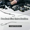 Oil Dipstick For Chevrolet Sbc 1955 To 1979 283 327 350 400 Engines Flexible Engine Replacement Level Indicator Silver