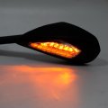 Topteng Rearview Mirrors With Turn Signal Pair Fit For Ducati 899 Panigale 2014-2015 1199 2012-2015 R 2013-2016 S 2012-2014