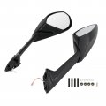 Topteng Rearview Mirrors With Turn Signal Pair Fit For Ducati 899 Panigale 2014-2015 1199 2012-2015 R 2013-2016 S 2012-2014