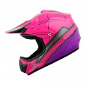 Youth Motocross Helmet For Bmx Mx Atv Dirt Bike Go Kart Kids Spider Pink Small Dot Approved Hjoy Aerodynamic Thermoplastic 
